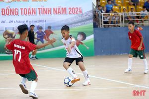 16 đội tranh tài Giải Bóng đá thiếu niên - nhi đồng Hà Tĩnh