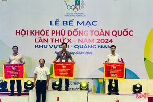 Hà Tĩnh giành 30 huy chương tại Hội khỏe Phù đổng toàn quốc 