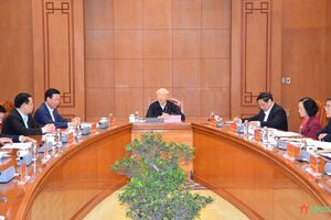 Tổng Bí thư Nguyễn Phú Trọng chủ trì họp Tiểu ban Nhân sự Đại hội XIV của Đảng