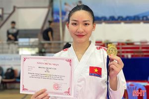 Hà Tĩnh xếp thứ ba toàn đoàn tại Giải Vô địch Karate quốc gia