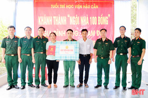 Khánh thành “Ngôi nhà 100 đồng” ở Vũ Quang