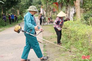 Sôi nổi ra quân xây dựng nông thôn mới ở Vũ Quang