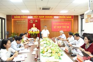 Ủy ban Kiểm tra Tỉnh ủy Hà Tĩnh thông báo kết luận các kỳ họp 27 và 28 