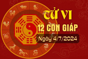 Tử vi 12 con giáp hôm nay ngày 4/7/2024