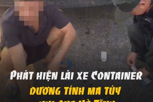 Phát hiện lái xe container dương tính ma túy khi qua Hà Tĩnh
