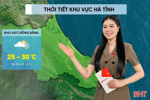 Thời tiết Hà Tĩnh hôm nay 1/6: Mưa rào và dông rải rác