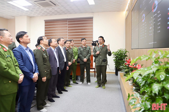 Ra mắt Trung tâm Điều hành an ninh mạng tỉnh Hà Tĩnh