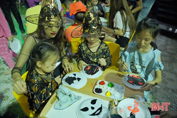 Cuốn hút đêm hội Halloween ở Trường Mầm non quốc tế Trung Kiên