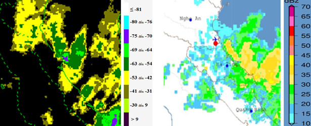 Hà Tĩnh mưa diện rộng, sóng biển vùng Vũng Áng - Sơn Dương cao đến 3m