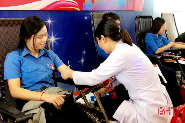 Bổ sung 151 đơn vị máu từ Ngày hội hiến máu tình nguyện TP Hà Tĩnh