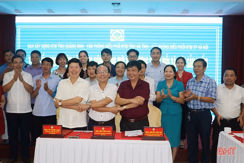 Kết nối, tiêu thụ sản phẩm OCOP giữa các tỉnh Hà Tĩnh - Hà Nội - Quảng Ninh