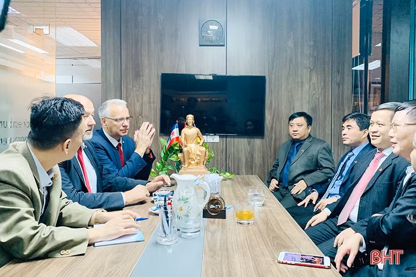 Bang MV - CHLB Đức và Hà Tĩnh ký kết ý định thư hợp tác