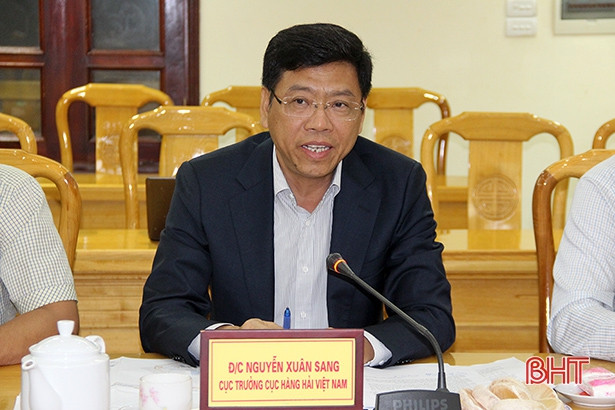 Hà Tĩnh đề nghị Cục Hàng hải hỗ trợ giải quyết vướng mắc về phát triển cảng biển
