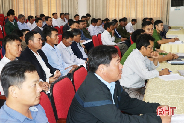 Thạch Hà trang bị kỹ năng PCCC cho 150 cán bộ, hộ kinh doanh