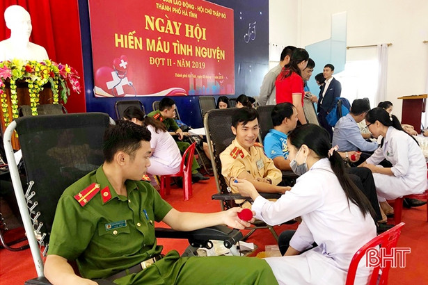 Bổ sung 151 đơn vị máu từ Ngày hội hiến máu tình nguyện TP Hà Tĩnh