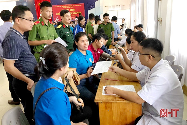 Bổ sung 151 đơn vị máu từ Ngày hội hiến máu tình nguyện TP Hà Tĩnh