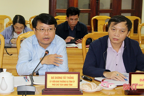 Hà Tĩnh đề nghị Cục Hàng hải hỗ trợ giải quyết vướng mắc về phát triển cảng biển