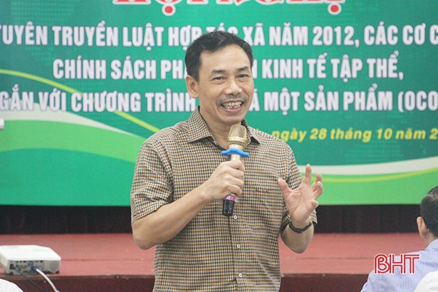 Liên minh HTX Hà Tĩnh trang bị kiến thức OCOP cho hơn 100 học viên