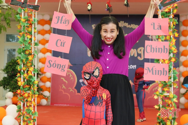 Trải nghiệm Halloween ở Trường Hội nhập iSchool Hà Tĩnh