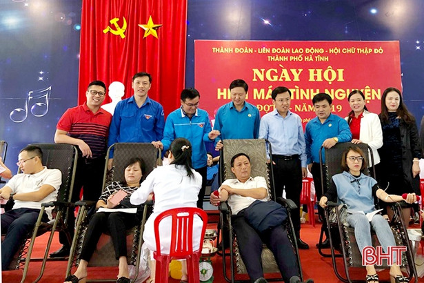 Bổ sung 151 đơn vị máu từ Ngày hội hiến máu tình nguyện TP Hà Tĩnh