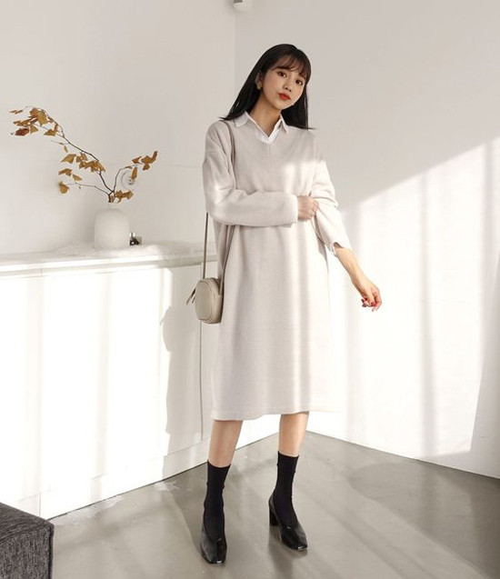 10 set đồ mùa thu màu trung tính