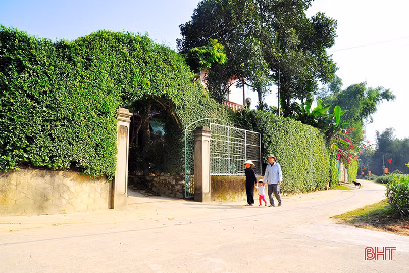 “Nét duyên” trong khu dân cư mẫu ở huyện miền núi Hà Tĩnh