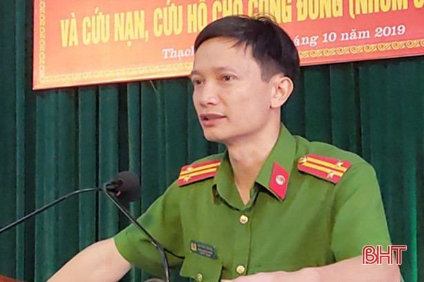 Thạch Hà trang bị kỹ năng PCCC cho 150 cán bộ, hộ kinh doanh