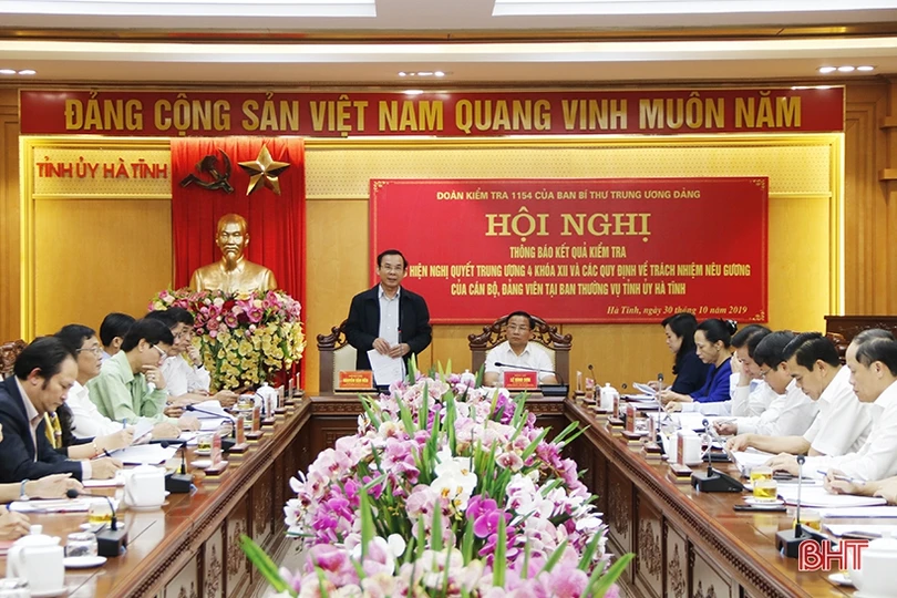 Kết quả thực hiện Nghị quyết Trung ương 4 - khóa XII thể hiện quyết tâm, đoàn kết cao của Hà Tĩnh