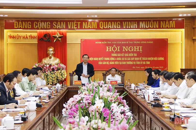 Kết quả thực hiện Nghị quyết Trung ương 4 - khóa XII thể hiện quyết tâm, đoàn kết cao của Hà Tĩnh