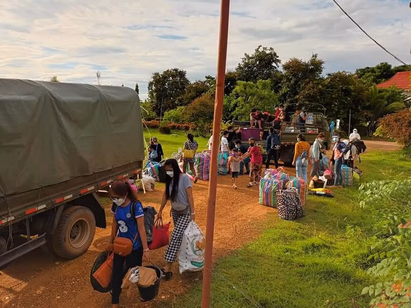 Lào ngày thứ hai liên tiếp ghi nhận số ca nhiễm mới trên 200