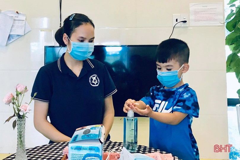 Các trường mầm non tư thục Hà Tĩnh phòng dịch kỹ lưỡng, đón học sinh quay trở lại