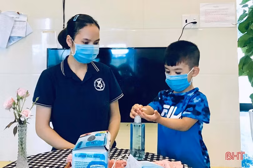 Các trường mầm non tư thục Hà Tĩnh phòng dịch kỹ lưỡng, đón học sinh quay trở lại