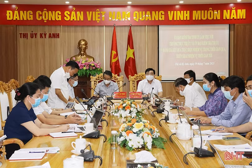 TX Kỳ Anh cụ thể hóa nhiệm vụ kiểm tra, giám sát, thi hành kỷ luật trong Đảng bài bản, hiệu quả