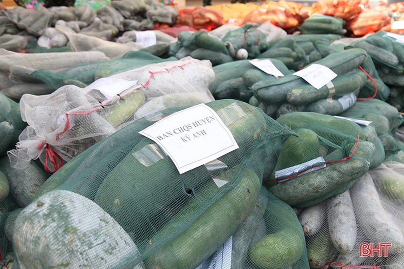 Lực lượng vũ trang Hà Tĩnh gửi 38 tấn nông sản vào miền Nam