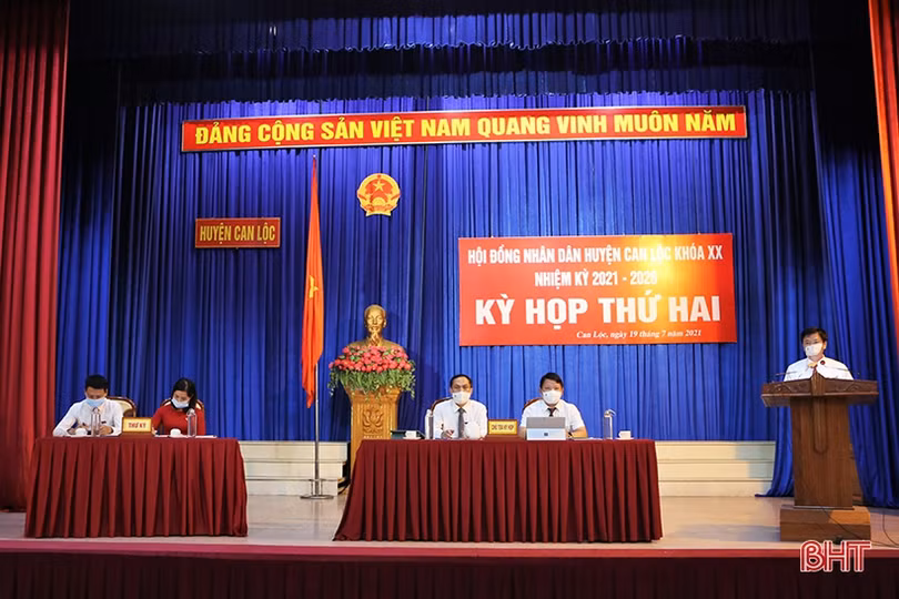 HĐND huyện Can Lộc xem xét ban hành 5 nghị quyết phát triển KT-XH, QP-AN