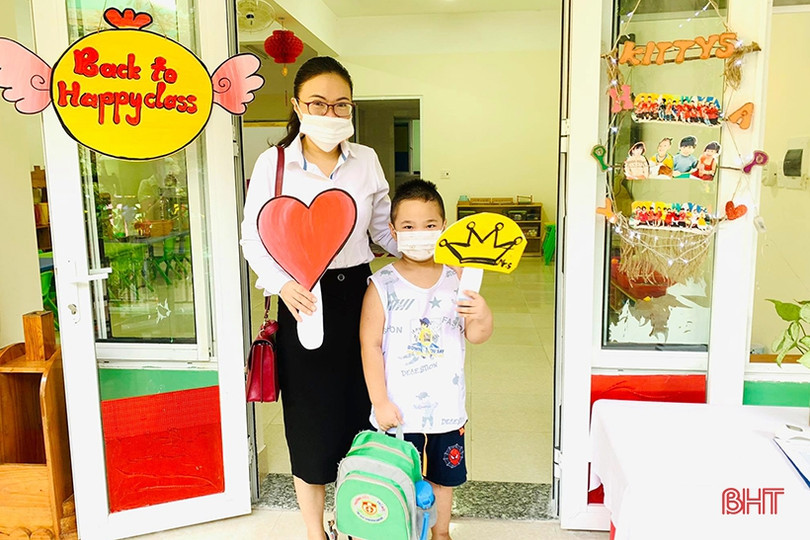 Các trường mầm non tư thục Hà Tĩnh phòng dịch kỹ lưỡng, đón học sinh quay trở lại