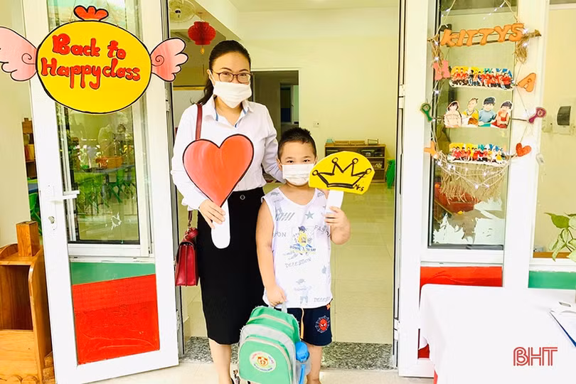 Các trường mầm non tư thục Hà Tĩnh phòng dịch kỹ lưỡng, đón học sinh quay trở lại