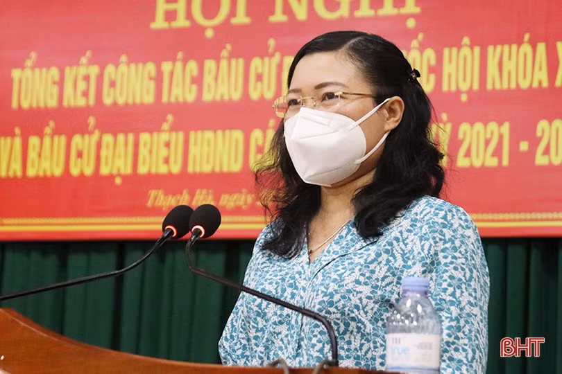 21 tập thể, 14 cá nhân được huyện Thạch Hà khen thưởng trong công tác bầu cử