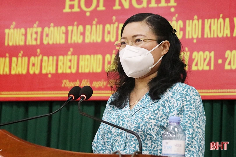 21 tập thể, 14 cá nhân được huyện Thạch Hà khen thưởng trong công tác bầu cử