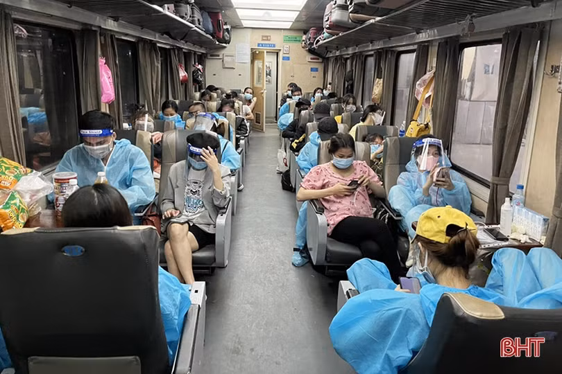 2 ga tàu ở Hà Tĩnh hoàn tất việc chuẩn bị để đón công dân hồi hương