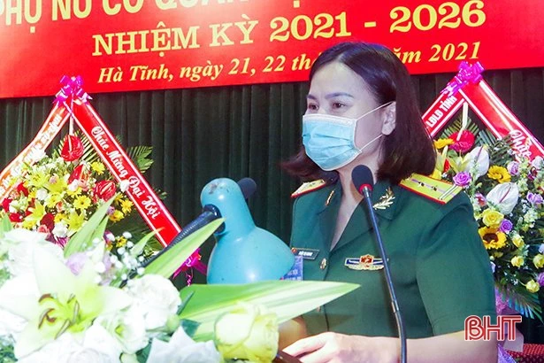 Tiếp tục nâng cao hiệu quả hoạt động của Hội Phụ nữ cơ quan Bộ CHQS Hà Tĩnh