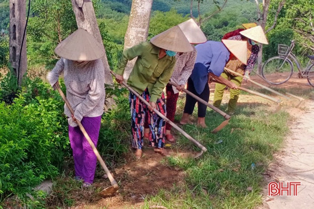 Phụ nữ Vũ Quang hướng về đại hội với nhiều phần việc ý nghĩa