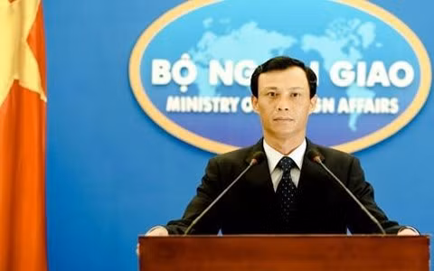Người phát ngôn Bộ Ngoại giao Việt Nam Lương Thanh Nghị. Ảnh: chinhphu.vn