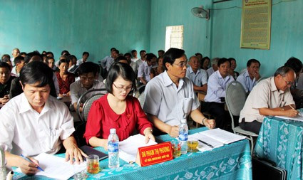 Nhiều ý kiến cử tri huyện Can Lộc gửi đến kỳ họp Quốc hội trong thời gian tới