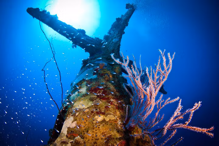 ngo ngang voi loat anh khu mo may bay quan su duoi day thai binh duong