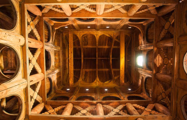 ky la nha tho bang go khong dung dinh ton tai suot hon 800 nam