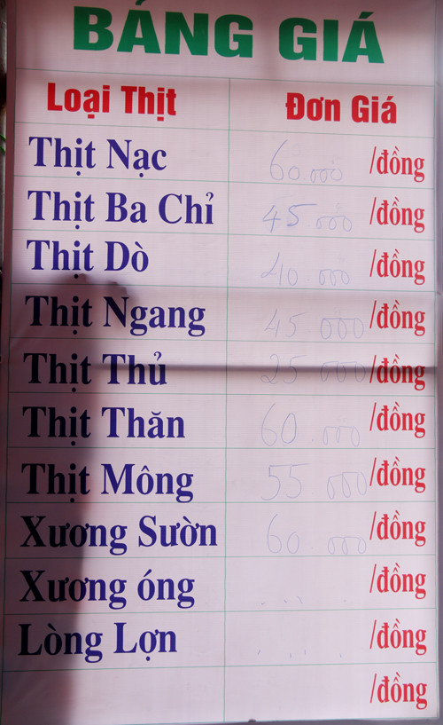can loc khai truong quay ban thit lon binh on gia