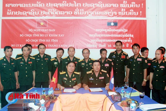 ha tinh bolykhamxay phoi hop xu ly kip thoi cac hanh dong chong pha cua dich