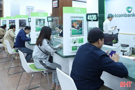 Vietcombank Hà Tĩnh vượt mốc 20.300 tỷ đồng huy động vốn