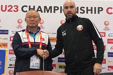 hlv park hang seo nan gan u23 qatar truoc tran ban ket